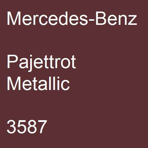 Mercedes-Benz, Pajettrot Metallic, 3587.